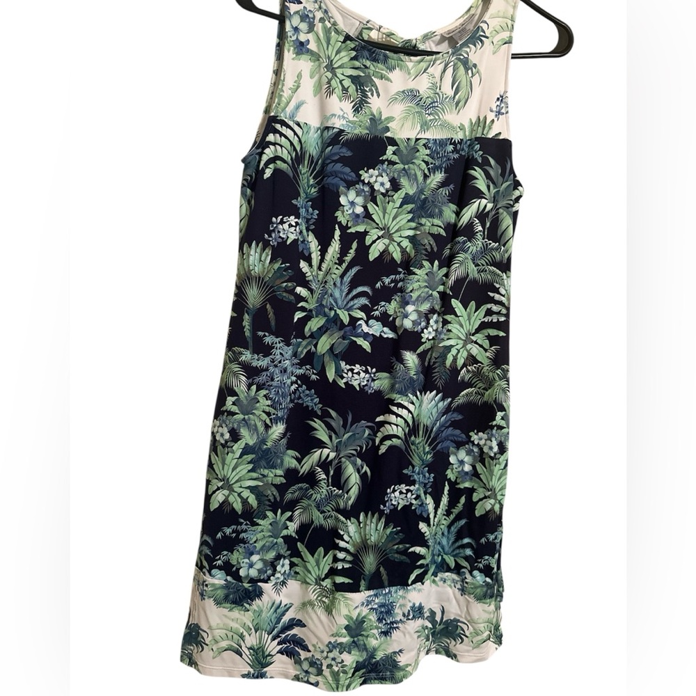 Tommy Bahama Art of Palms High Neck Romper